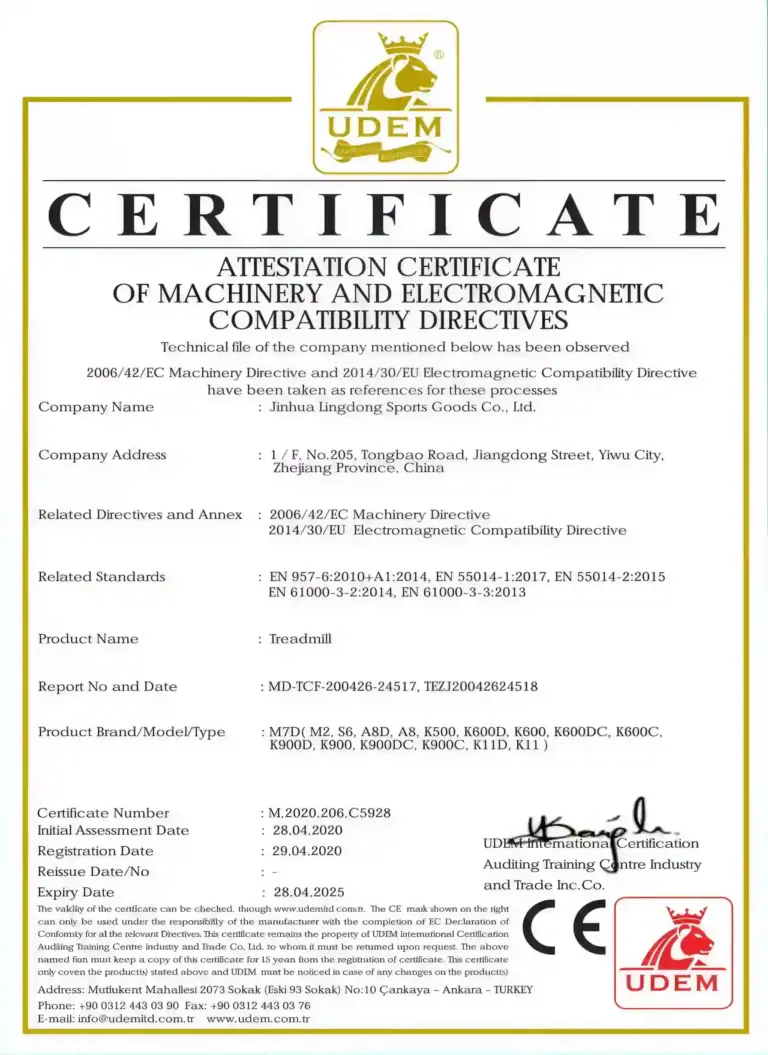 跑步机 CE证书(3)_副本